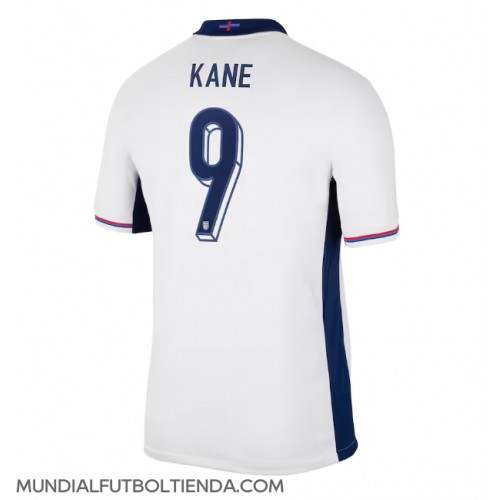 Camiseta Inglaterra Harry Kane #9 Primera Equipación Replica Eurocopa 2024 mangas cortas